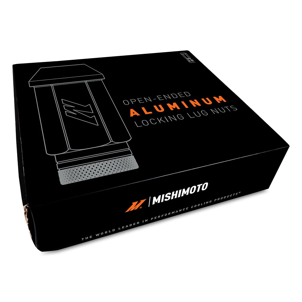 Mishimoto Aluminum Locking Black Lug Nuts Set, M12x1.25, 20 Pieces - Image 4