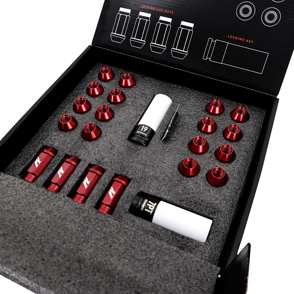 Mishimoto Aluminum Locking Black Lug Nuts Set, M12x1.25, 20 Pieces - Image 7