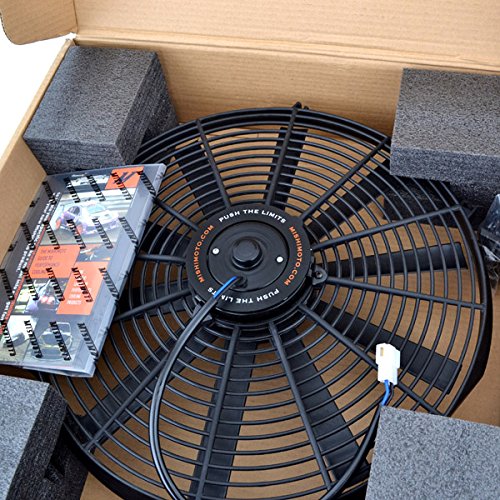 Mishimoto MMFAN-14 Slim Electric Radiator Fan, 14" Universal Fit, Black - Image 5